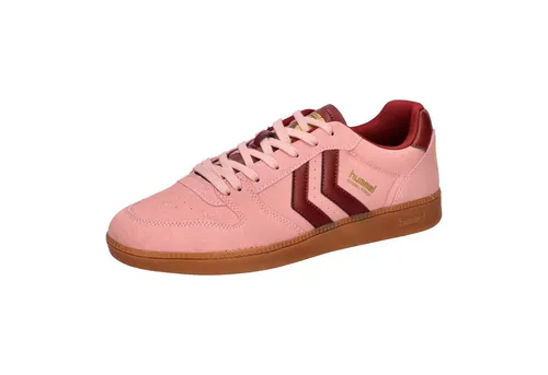 Hummel Handball Perfekt CL Schuhe Sneaker rosa/rot 226217-3145 - Sonstige Sportschuhe mit trendigem Retro-Design und hervorragendem Grip für Freizeit und Alltag, ideal für stilbewusste Sportliebhaber.