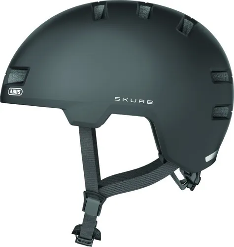 ABUS Skurb Mountainbikehelm, titan 58-61 cm - sicher und stylisch - Fahrradhelme mit optimaler Passform (58-61 cm) und stylischem titan Design, ideal für Mountainbiker ab 15 Jahren.