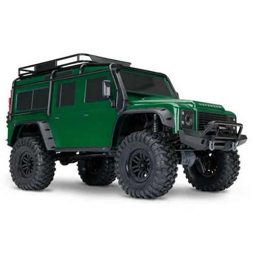 TRAXXAS TRX82256-4-GRN TRX-4 LR Defender Grün 1/10 Crawler RTR - RC-Modelle, leistungsstarker 1/10 Crawler mit brushed Motor und clipless Design für optimale Fahrperformance und einfache Handhabung.