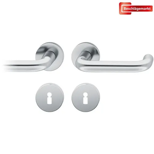 FSB Türgriff 1070 Rosette ASL® Edelstahl matt - Hochwertige Türdrücker in Edelstahl matt, ideal für Zimmer- und Durchgangstüren. Verdeckte Befestigung sorgt für eine elegante Optik.