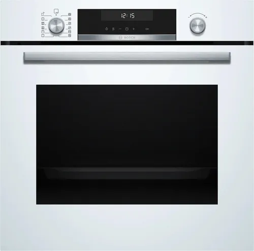 Bosch Pyrolytischer Multifunktionsofen Serie 6 60 cm - Air Fry & Home Connect - Backöfen mit Air Fry-Funktion für gesundes Kochen und Home Connect für Fernsteuerung. 30 vorprogrammierte Rezepte und gleichmäßige Wärmeverteilung