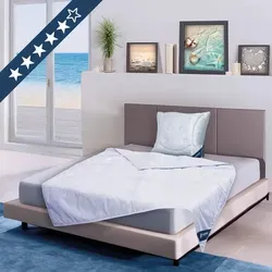 casimum® luxuriöse Kamelhaardecke | extra leichte Sommerdecke 155 x 200 cm - Bettdecken mit hypoallergenen Kamelhaaren für optimales Schlafklima. Ideal für Allergiker und Menschen, die schnell schwitzen. Hergestellt in Deutschland aus 100% Baumwolle.