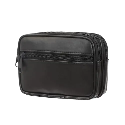Herren Gürteltasche Echt Leder Bauchtasche klein
