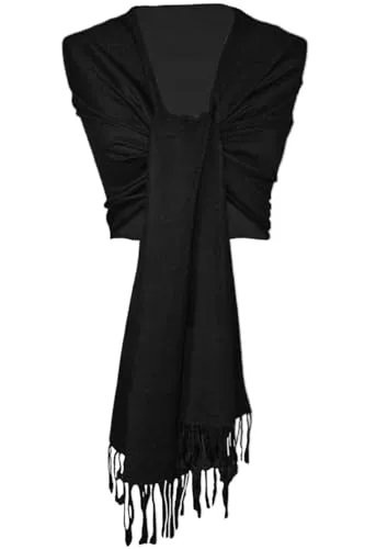 Trachtenland Dirndltuch Stola Schwarz