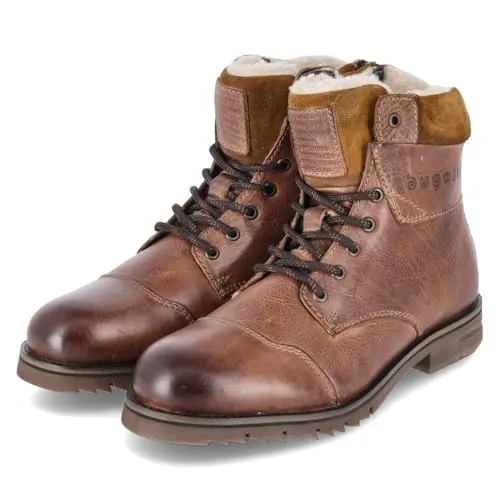 bugatti Herren-Stiefel Warmfutter-321-AUF50, cognac, 43 in braun von Bugatti