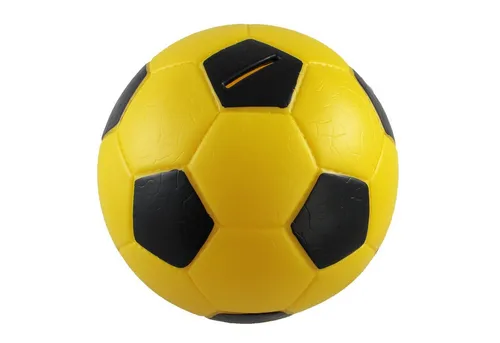 HMF Spardose 4790, Fußball in Lederoptik, 15 cm Durchmesser