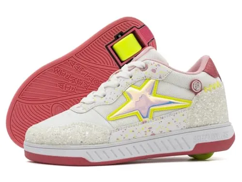 BREEZY ROLLERS Kinder Rollschuhe-Sneaker mit Klick-System - Die Breezy Rollers sind die perfekte Kombination aus Sneaker und Rollschuh. In Sekunden umfunktioniert, ermöglichen sie schnelles Fortbewegen. Mit dem einzigartigen Klick-System sind sie kinderleicht zu bedienen und bieten tollen Tragekomfort.