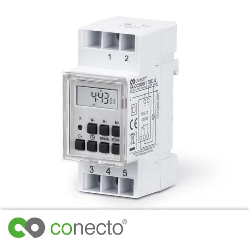 Digitale Zeitschaltuhr für Hutschiene 3600W