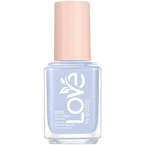 essie langanhaltender Nagellack mit cremigem Finish, Kurze Trocknungszeit und weniger Absplitterungen, Vegane Formel, LOVE by essie, Farbe: Nr. 180 putting myself first, Hellblau, 1 x 13,5 ml