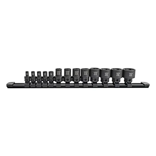 Astro Tools 78313 Externer Torx Nano Impact Steckschlüsselsatz, 1/4 Zoll und 3/8 Zoll Antrieb, Schwarz