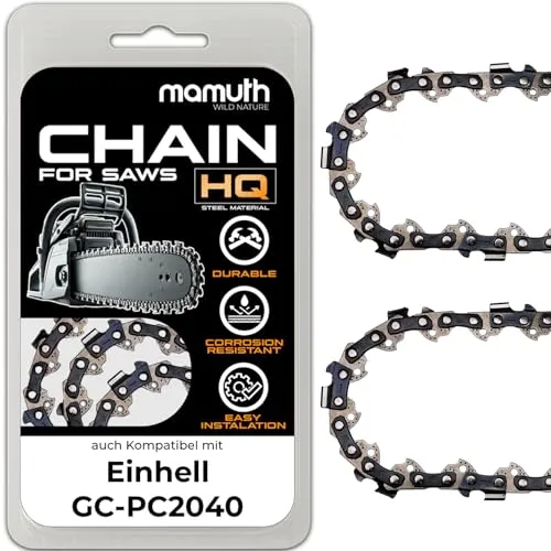 2x Sägekette Kettensäge 40cm 1,5mm 0,325