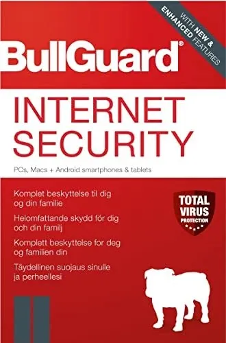 BullGuard Internet Security 2020 für 3 Geräte - Umfassender Virenschutz für Windows-Nutzer, schützt Ihre Geräte vor Malware und Cyberangriffen.