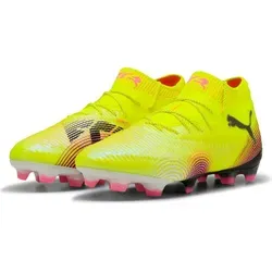 Puma Future 8 Ultimate FG Fußballschuh Unisex – Neongelb Schwarz Pink, Gr. 46,5 - Fußballschuhe für dynamische Spieler mit innovativer Konstruktion und exzellenter Traktion auf festen Böden. Optimaler Halt und Beweglichkeit für kreative Spielzüge.