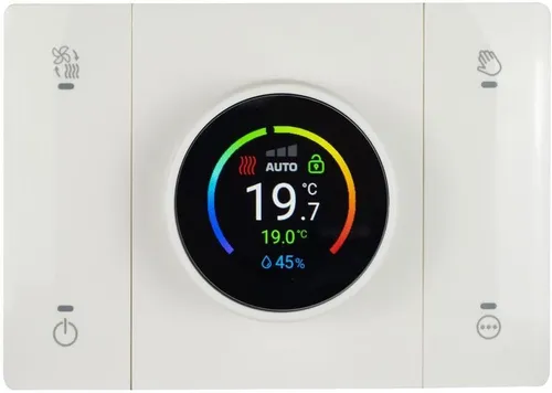 Smart Vernetzter Mesh Chronothermostat T44 230V Weiß Domus AVE 441CRT-W