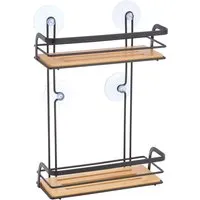 MSV Regal Hiko 25,5 cm x 12 cm x 37 cm Schwarz-Braun
