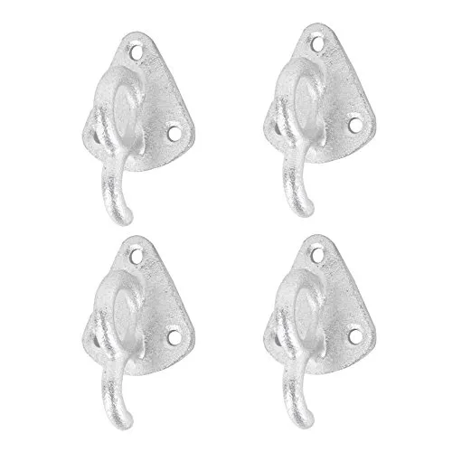 APT Planenhaken Metall mit Öse 70 x 45mm Stahl verzinkt Netz Haken für Anhänger (4)