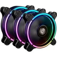 ENERMAX T.B RGB AD 3 Fan Pack - Beleuchteter Gehäuselüfter - Gehäuselüfter mit adressierbarer RGB LED Beleuchtung, leise Twister-Lager-Technologie und optimierbare Drehzahl für perfekten Luftstrom und individuelle RGB-Gestaltung.