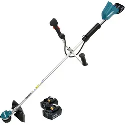 Makita DUR 368 AF Akku Freischneider 36 V - Zubehör für Elektrowerkzeug, leistungsstarker Brushless-Motor für effizientes Arbeiten und mit 2x 3,0 Ah Akkus für lange Laufzeiten.