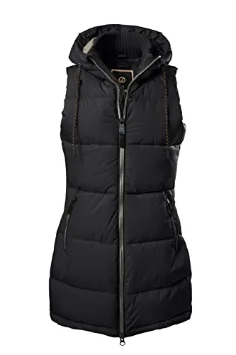 G.I.G.A. DX Damen GW 30 WMN QLTD VST Steppweste - Funktionsjacke in Daunenoptik, wasserabweisend und atmungsaktiv, ideal für Herbst/Winter mit regulierbarem Saum und umweltfreundlichem PFC-freiem Material.