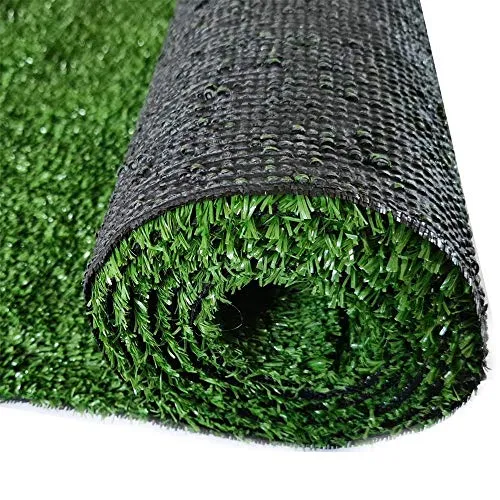 Produktbild Kunstrasen 100x200 – Wetterfester Outdoor Teppich in Grün für Balkon, Terrasse & Garten