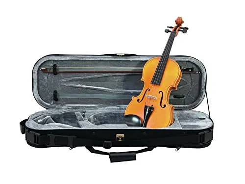 DIMAVERY Violine Middle-Grade 4/4 | Semi-pro-Violine - Noten für Violine solo, hochwertige semi-professionelle Violine mit über 10 Jahren Holzalter und geflammtem Ahornhals für besten Klang.