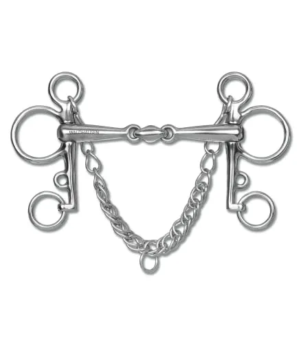 WALDHAUSEN Pelham doppelt gebrochen, massiv 12,5 cm von Waldhausen