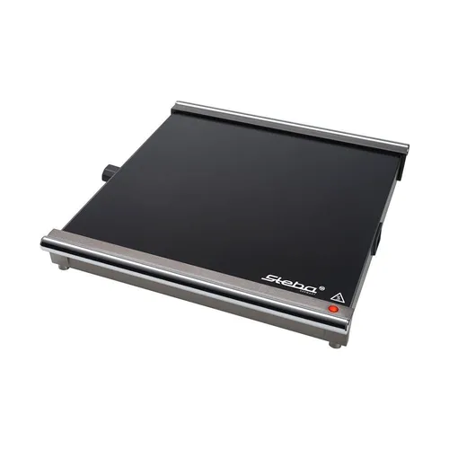 Steba Warmhalteplatte WP 1 Erweiterungsmodul - Warmhalteplatte in elegantem Schwarz, elektrisch regelbar und aus hochwertigem Glas für perfekte Temperaturkontrolle und anhaltenden Genuss.