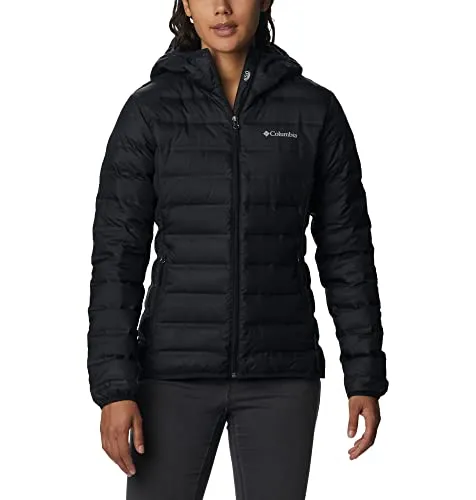 Columbia Daunen-Kapuzenjacke für Damen, Lake 22 II - Wasserabweisende Winterjacke für Damen, ideal für kalte Tage und Outdoor-Aktivitäten, mit 650-cuin-Füllung für hervorragende Wärme und praktischem Reißverschluss.