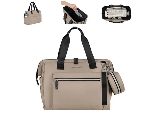 Kikkaboo Wickeltasche Maxi mit Wickelunterlage in braun von Kikkaboo