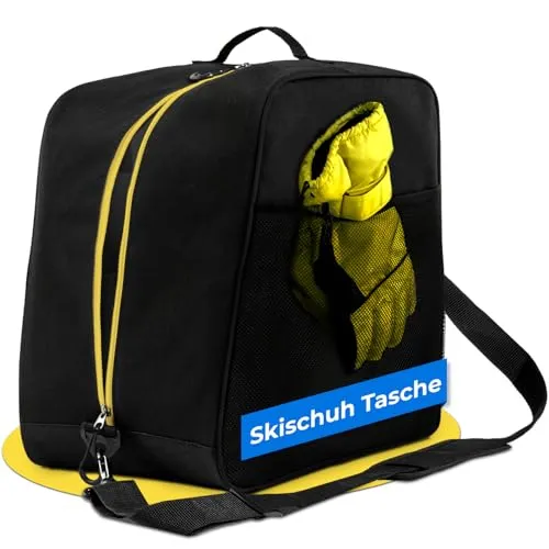 STYNGARD Skischuhtasche mit Platz für Zubehör [38 L] - Tasche für Skischuhe mit - Skischuhe Tasche - Skistiefeltasche - Modell Cortina