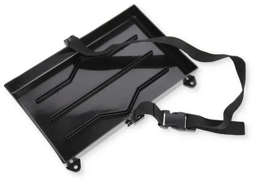 Batteriehalterung, 27,5x17cm, Gurtbefestigung, schwarz
