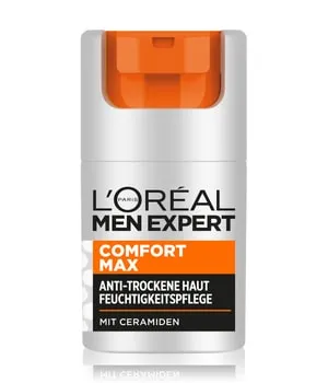L'Oréal Men Expert Comfort Max Anti-Trockene Haut Feuchtigkeitspflege 50 ml - Sheabutter Creme & Kosmetik, speziell für trockene Männerhaut entwickelt, versorgt intensiv mit Feuchtigkeit und bekämpft erste Anzeichen von Müdigkeit dank Vitamin C.