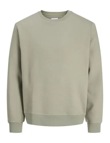 JACK & JONES Jjestar Basic Sweat Crew Neck Noos - Herren Sweatshirt mit lockerem Schnitt, Rundhalsausschnitt und tief angesetzten Schultern, ideal für lässige Looks und hohen Tragekomfort.