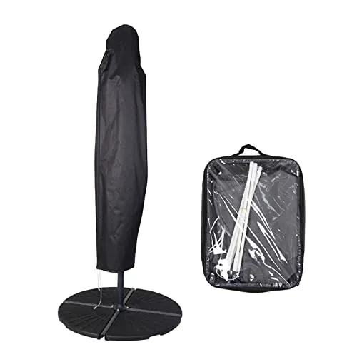 SVITA Sonnenschirm-Schutzhülle für 3m Ampelschirm Schirmhülle Abdeckhaube