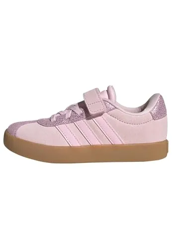 adidas Kinderschuhe VL COURT 3.0 CF I in Rosa, Größe 25 1/2 - Sneaker für Mädchen, bequem und stylisch mit Klettverschluss für einfaches An- und Ausziehen.