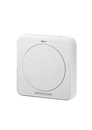 Hörmann Funk-Innentaster FIT 1 868-BS - Funk-Wandsender mit intelligenter Ein-Tasten-Funktion für einfache Steuerung Ihrer elektrischen Geräte und Beleuchtung im Innenbereich. Elegant in Weiß, zuverlässig bei Temperaturen von -20 °C bis +60 °C.