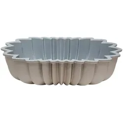 Dr.Oetker Kastenform Back-Kunst, Creme - Hochwertige Kastenform aus Metall, 1,65 L, antihaftbeschichtet für müheloses Backen. Ideal für perfekte Kuchen und Brote.