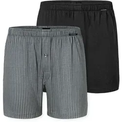 SCHIESSER Boxershorts Multipacks, Herren, Gr. 14 - Bequeme Herrenunterhosen aus 100% Baumwolle, im praktischen Multipack mit Eingriff. Ideal als Geschenk, mit lockerer Passform und elastischem Bund für höchsten Tragekomfort.