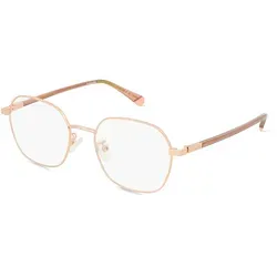 Produktbild Polaroid PLD D474/G Unisex-Brille inkl. Gläser Vollrand Geometrisch Metall-Gestell 50/19/145, gold
