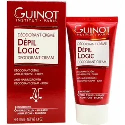 Guinot Dépil Logic Deo Creme 50 ml - Deo Creme für langanhaltende Haarentfernung, reduziert das Nachwachsen von Haaren und schützt effektiv vor unangenehmen Gerüchen. Ideal für empfindliche Achselhaut.