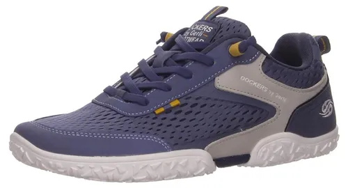 Dockers Herren Sneaker Textil - Blau - Größe 40 - Leichter und atmungsaktiver Dockers Sneaker für Herren. Mit flexiblem Wechselfußbett und rutschfester Sohle für optimalen Tragekomfort. Ideal für Alltag und Freizeit - sportliches Design trifft auf Funktionalität.