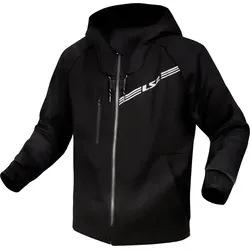 LS2 Throttle Motorrad Zip Hoodie, schwarz, Größe 5XL für Männer