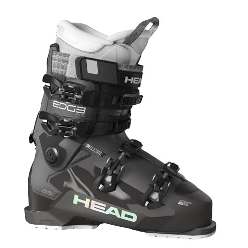 HEAD Edge 85 W HV Anthracite - 23,5 - Alpin-Stiefel für Damen, ideal für Mittelstufe/Fortgeschrittene, mit steifer Flex für optimale Kraftübertragung und Kontrolle auf der Piste.