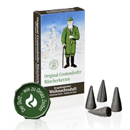 Crottendorfer - Räucherkerzen Räucherkegel - Erzgebirgischer Weihnachtsduft