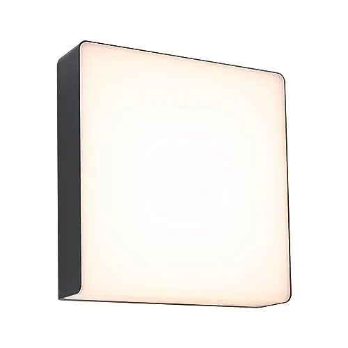 Paulmann Azalera 94840 LED-Außenwandleuchte 8.5W - Lampen mit robustem Design aus Anthrazit, ideal für Eingangsbereiche. Integrierter Bewegungsmelder für automatisches Licht und warmes Licht in 3.000 Kelvin.