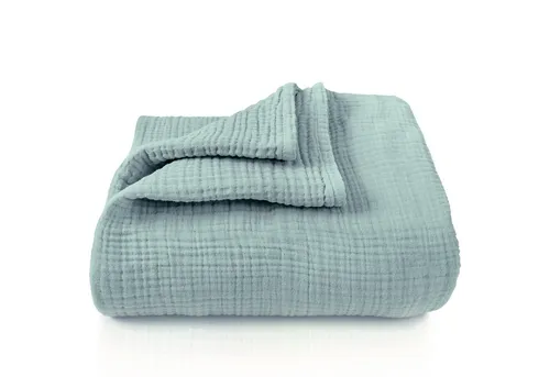 Babydecke Premium Musselin Babydecke 4-lagige Decke aus 100% Baumwolle, Laynenburg, Musselin Babydecke, Kuscheldecke oder Schlafdecke, Pucktuch, Spucktuch