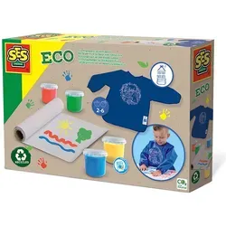 SES Creative ECO Finger Paint Set mit Kliederapron von SES