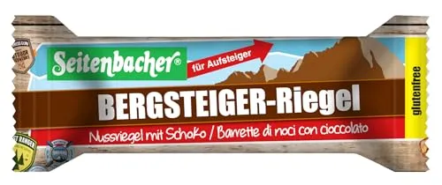 Seitenbacher Bergsteiger Riegel I schokoladig I glutenfrei I nussig I (1x50g)