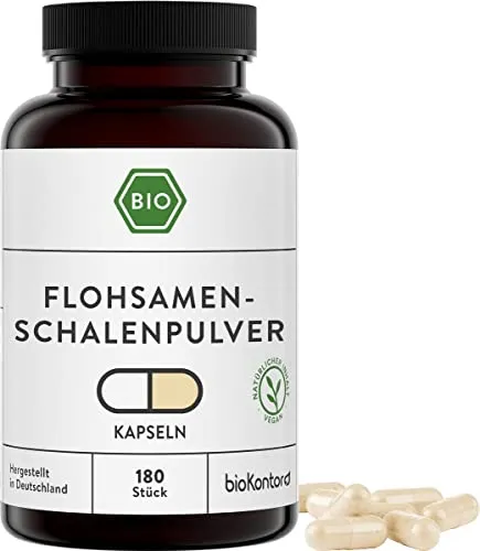 Flohsamenschalen Kapseln BIO