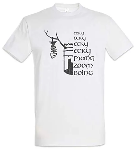 Urban Backwoods NI Ecky Herren T-Shirt Weiß Größe 3XL